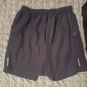 Dark grey gym shorts